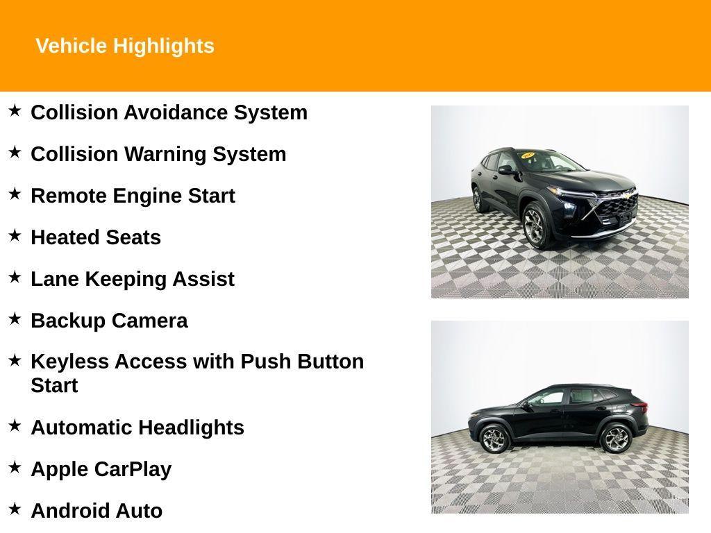 used 2025 Chevrolet Trax car, priced at $20,900