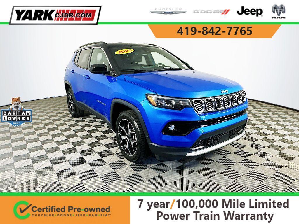 used 2025 Jeep Compass car, priced at $21,900
