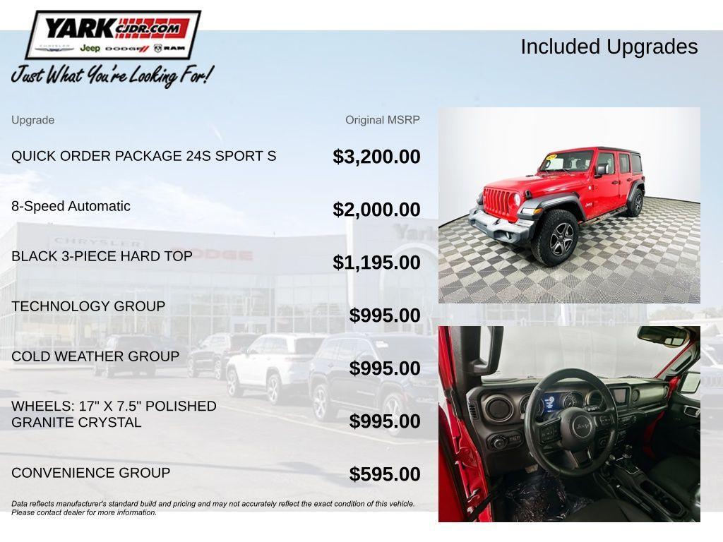 used 2018 Jeep Wrangler Unlimited car, priced at $17,909