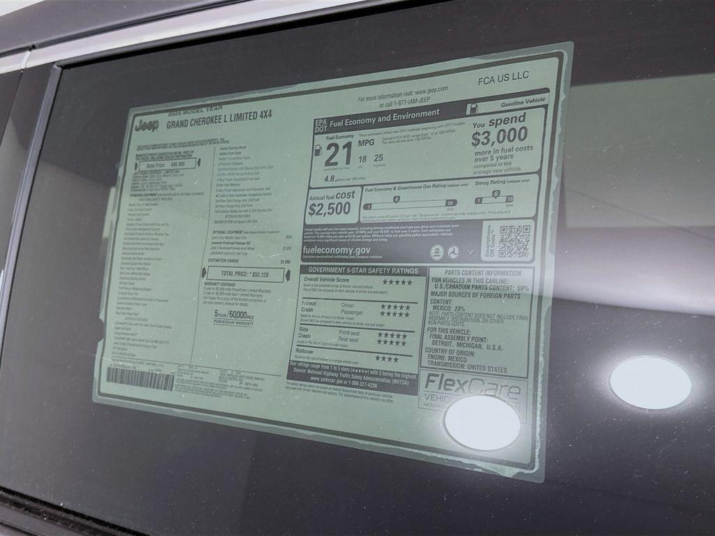 new 2025 Jeep Grand Cherokee L car, priced at $46,331