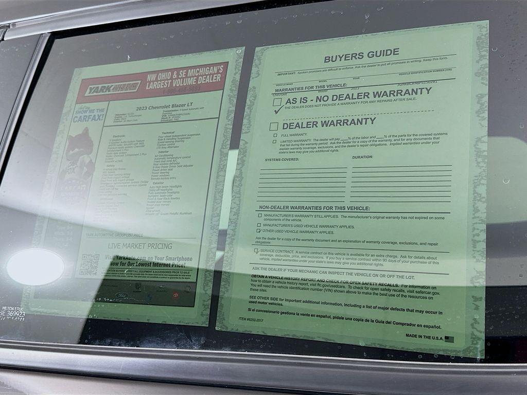 used 2023 Chevrolet Blazer car, priced at $23,744