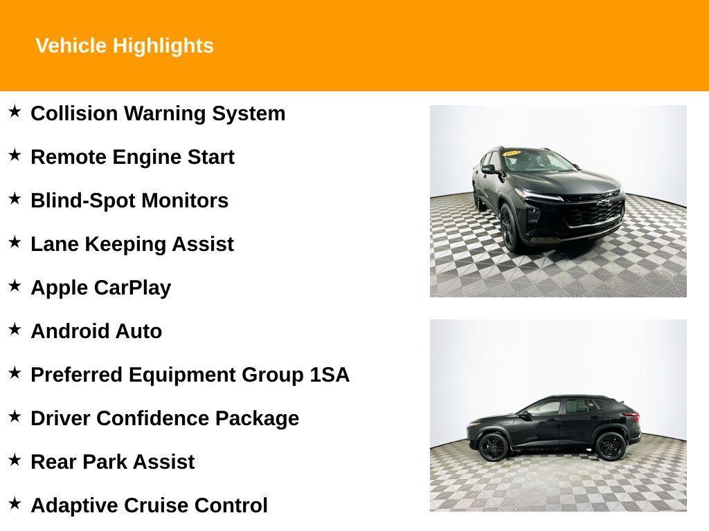 used 2024 Chevrolet Trax car, priced at $22,808