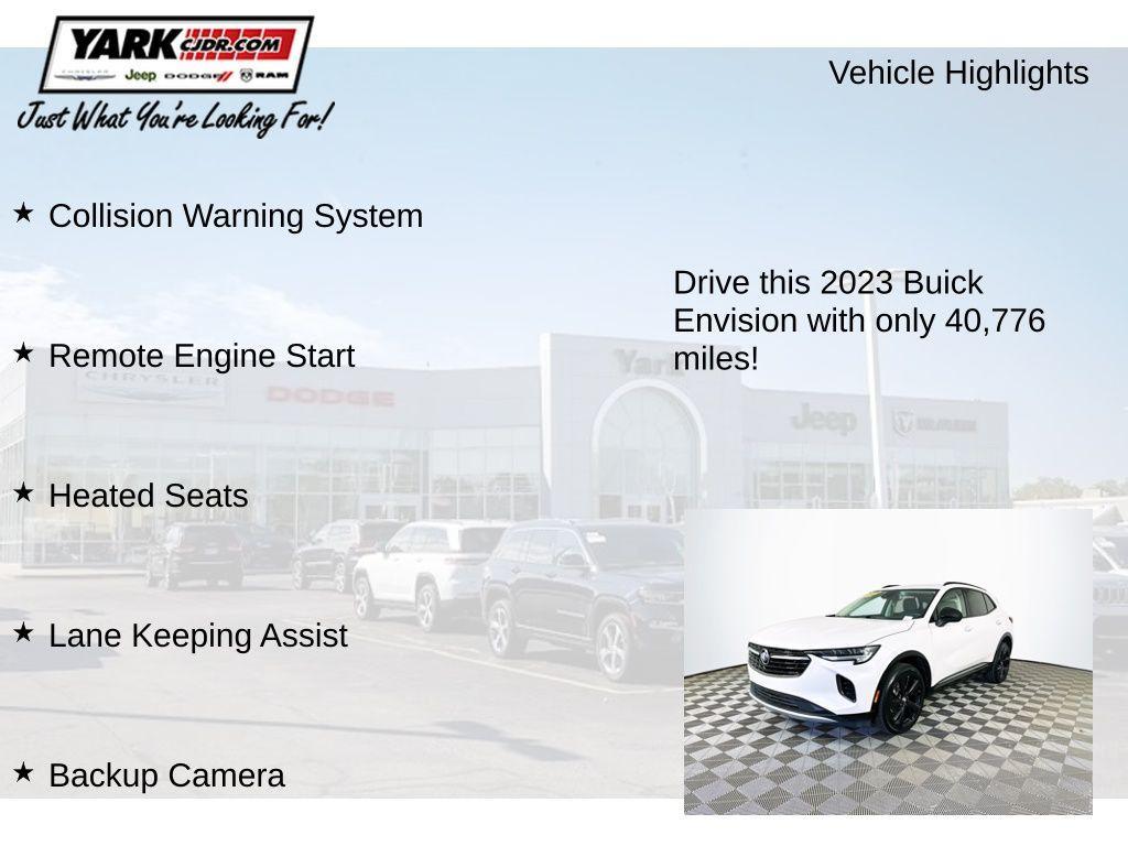 used 2023 Buick Envision car, priced at $24,733