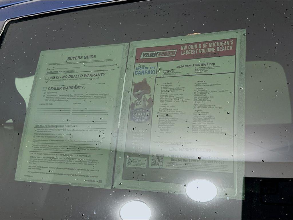 used 2024 Ram 2500 car, priced at $52,990