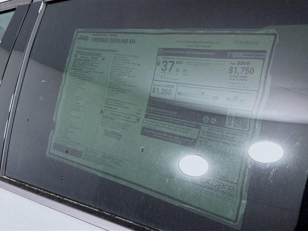 new 2026 Jeep Cherokee car, priced at $42,569