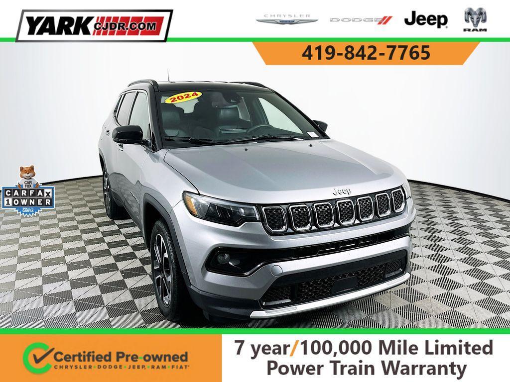 used 2024 Jeep Compass car, priced at $24,599