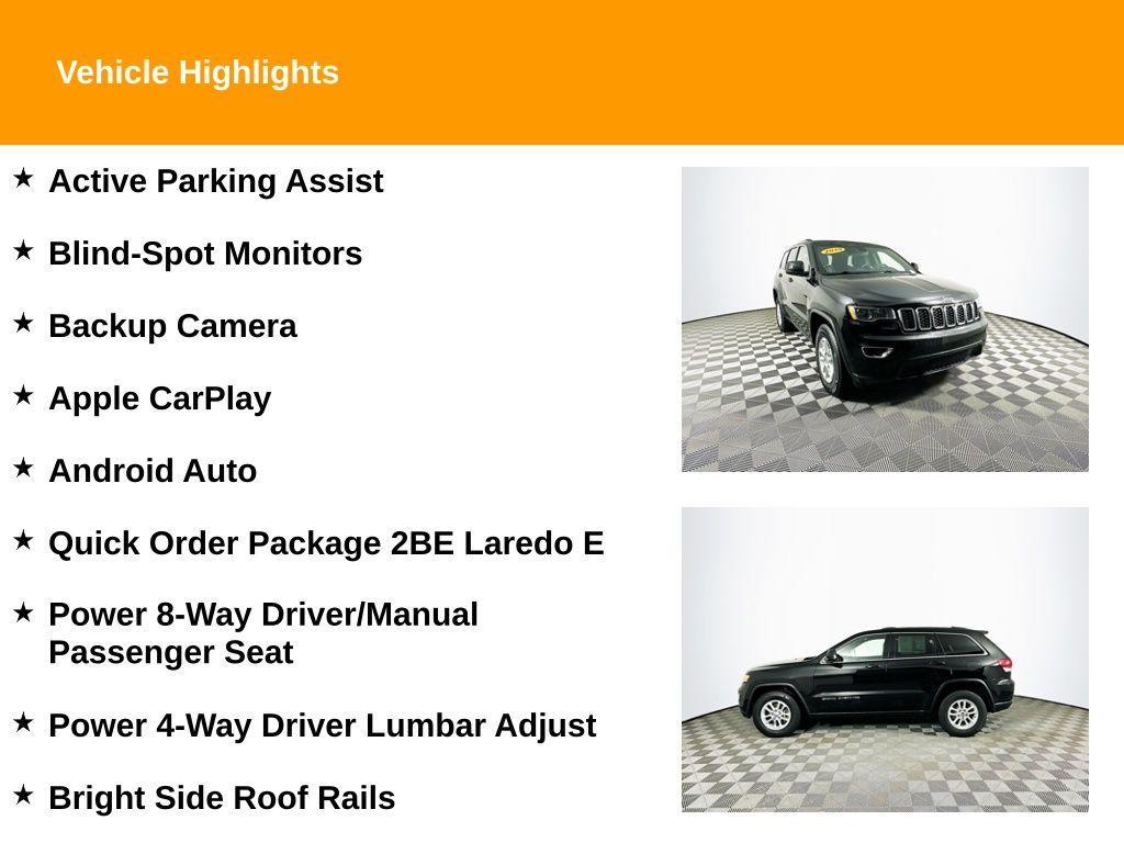 used 2019 Jeep Grand Cherokee car, priced at $15,744
