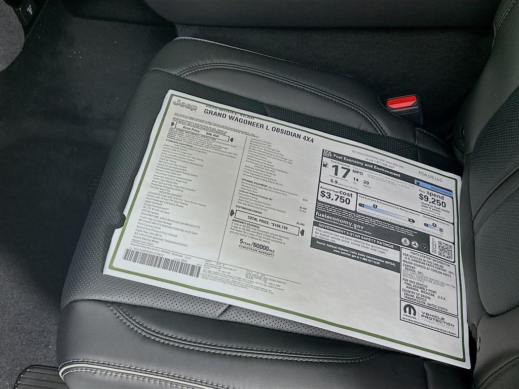 new 2025 Jeep Grand Wagoneer L car, priced at $91,979