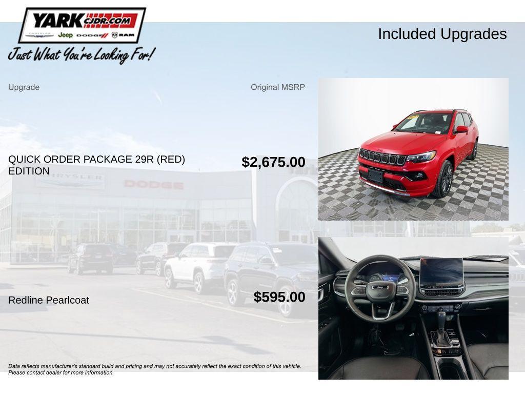 used 2023 Jeep Compass car, priced at $19,412