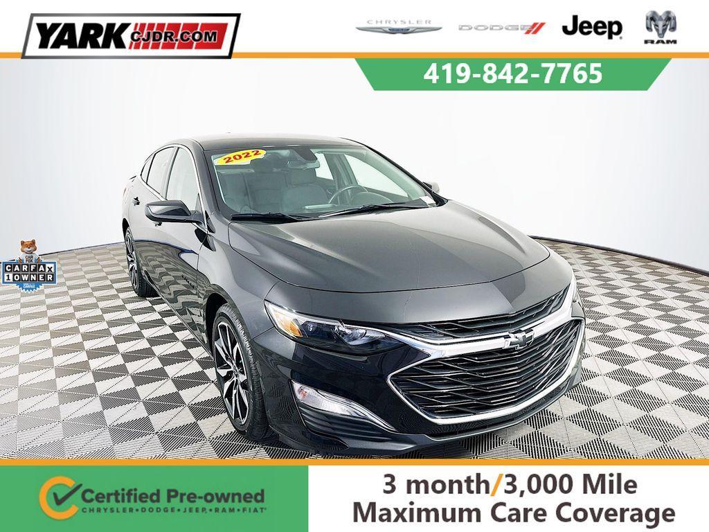 used 2022 Chevrolet Malibu car, priced at $20,500