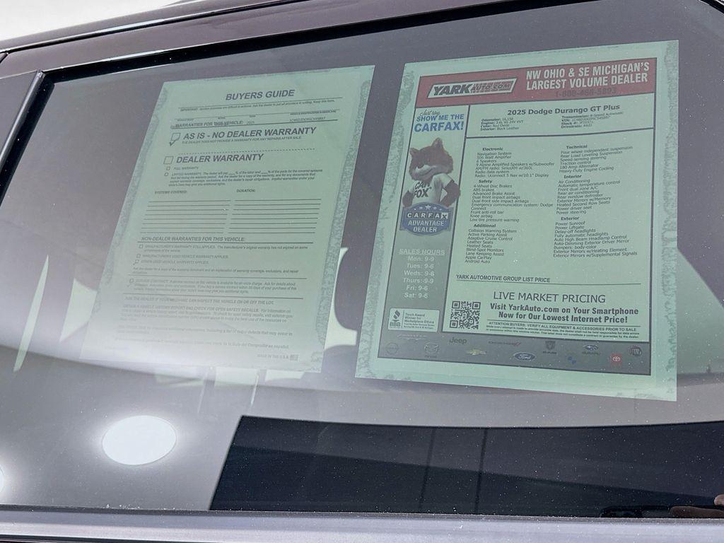 used 2025 Dodge Durango car, priced at $37,991