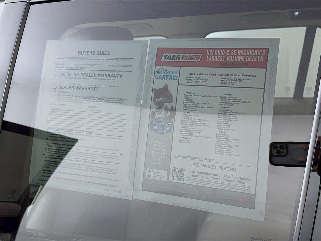 used 2019 Land Rover Range Rover car, priced at $28,443