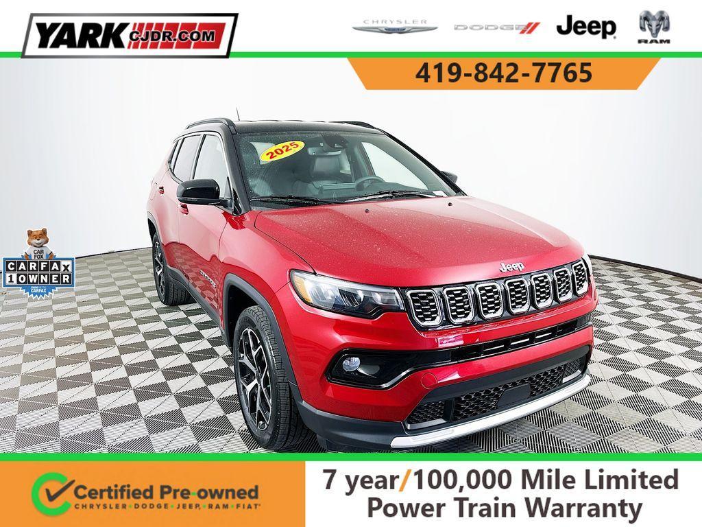 used 2025 Jeep Compass car, priced at $23,599