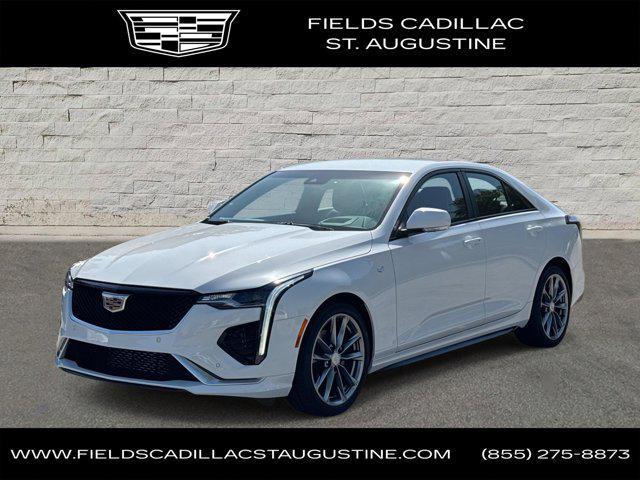 new 2025 Cadillac CT4 car, priced at $47,000