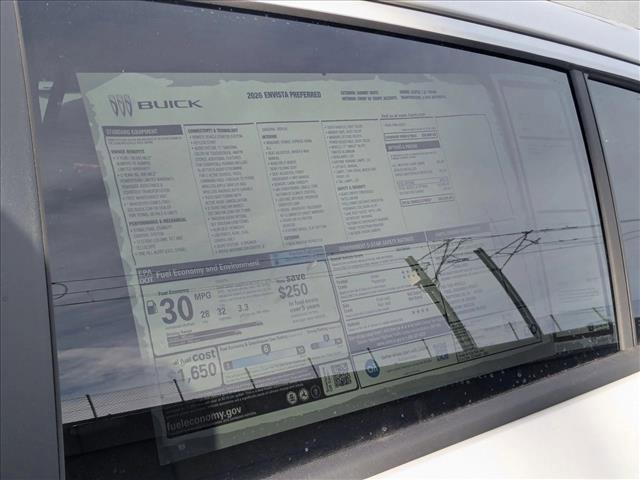 new 2026 Buick Envista car, priced at $26,347
