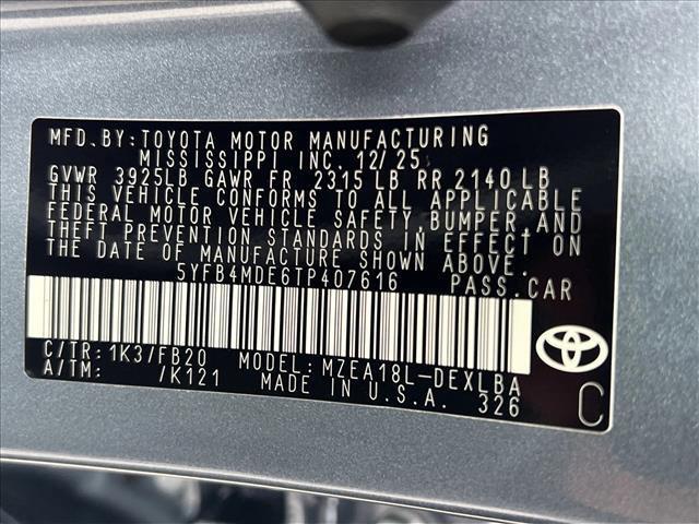 new 2026 Toyota Corolla car, priced at $26,428