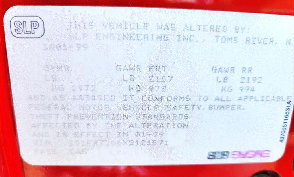 used 1999 Chevrolet Camaro car, priced at $21,995