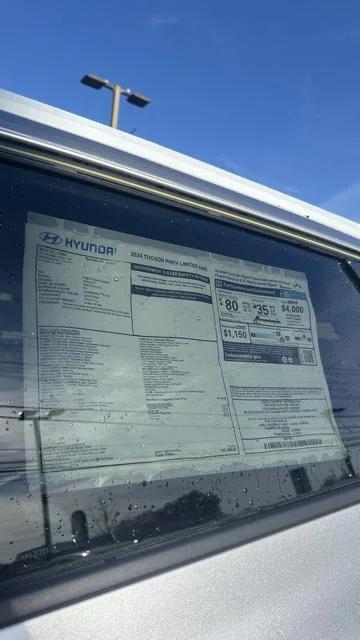 new 2024 Hyundai TUCSON Plug-In Hybrid car, priced at $42,400