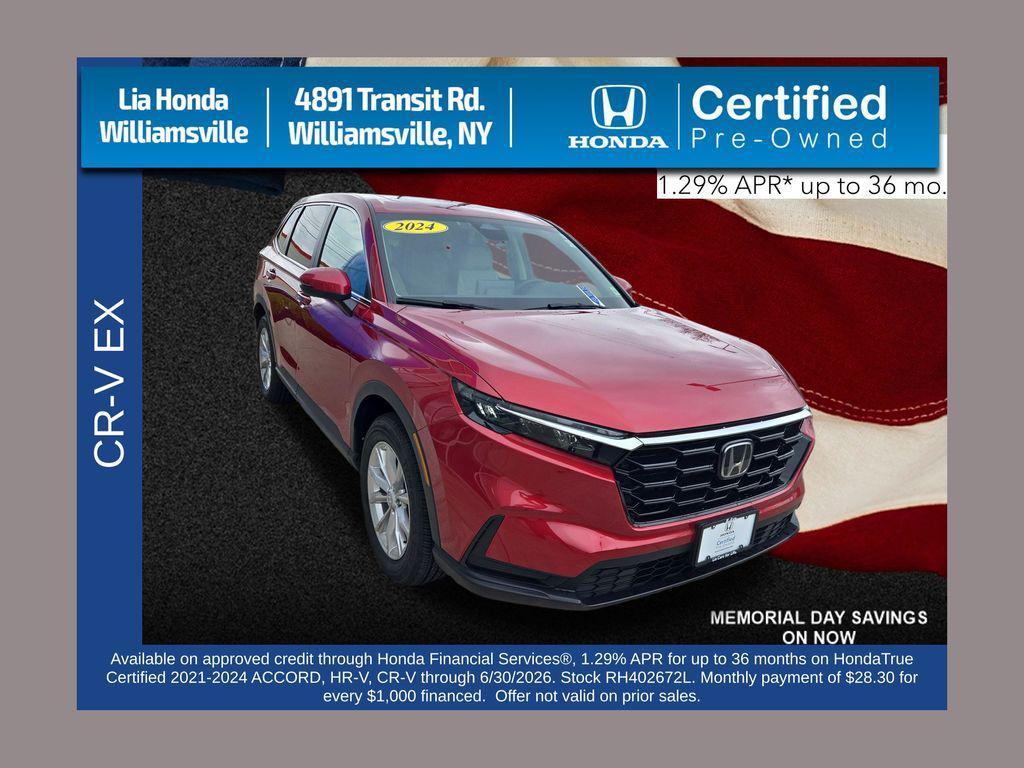 used 2024 Honda CR-V car, priced at $31,323