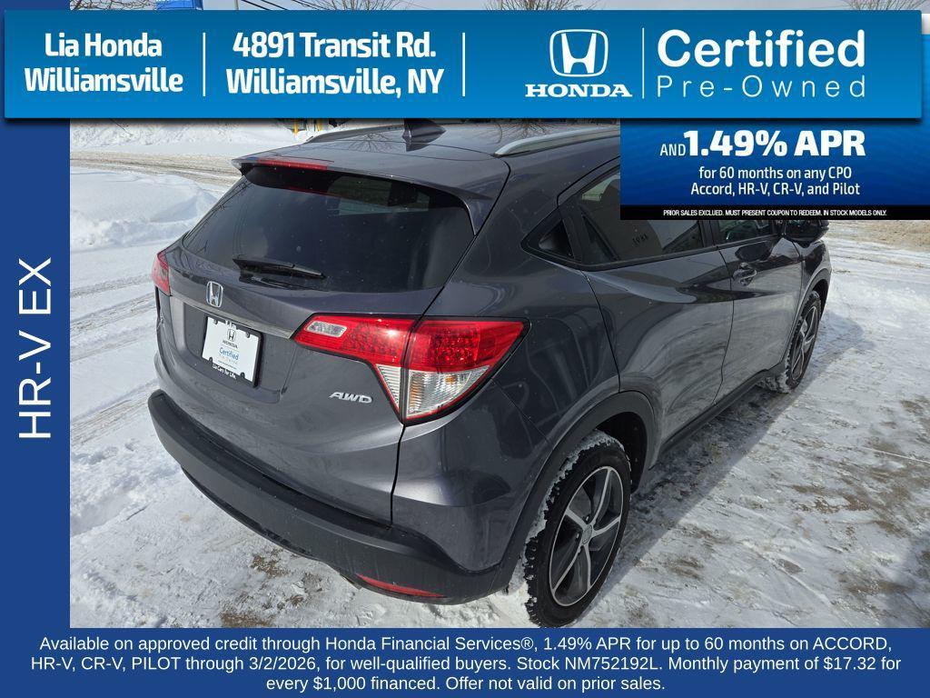 used 2022 Honda HR-V car, priced at $21,525