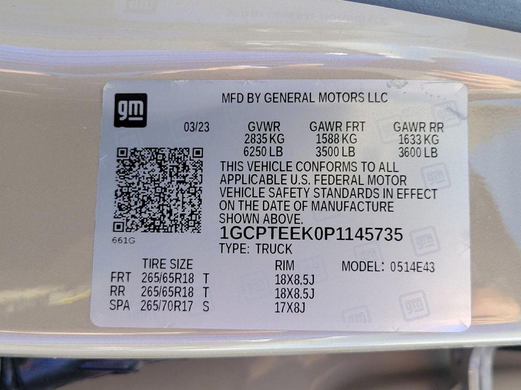 used 2023 Chevrolet Colorado car, priced at $35,246