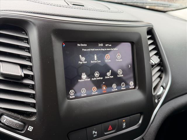 used 2021 Jeep Cherokee car, priced at $18,500