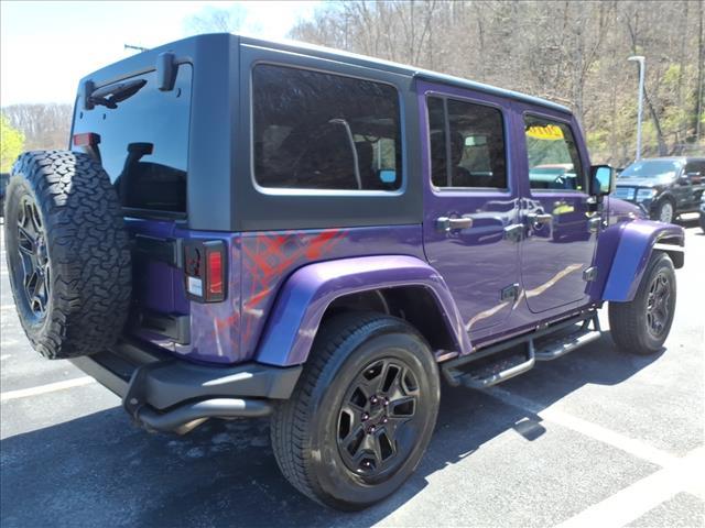 used 2016 Jeep Wrangler Unlimited car, priced at $18,295