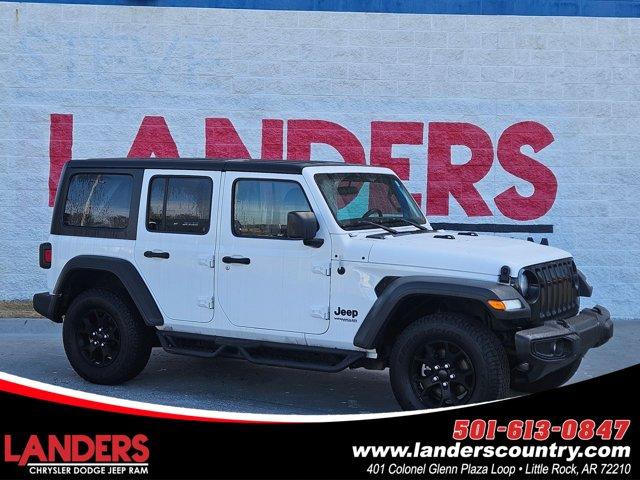 used 2020 Jeep Wrangler Unlimited car, priced at $23,124