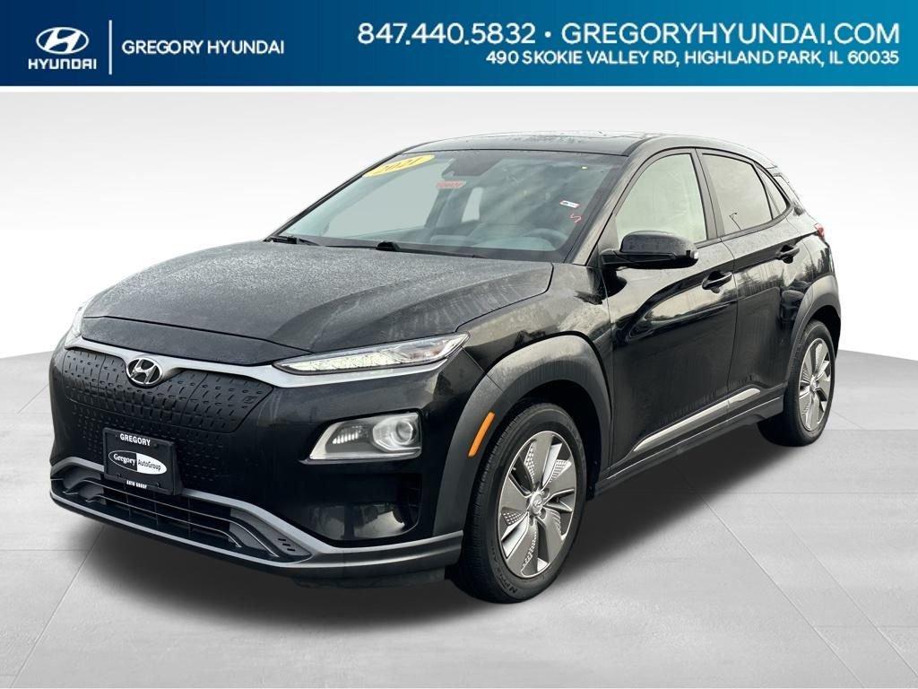 used 2021 Hyundai Kona EV car, priced at $12,975