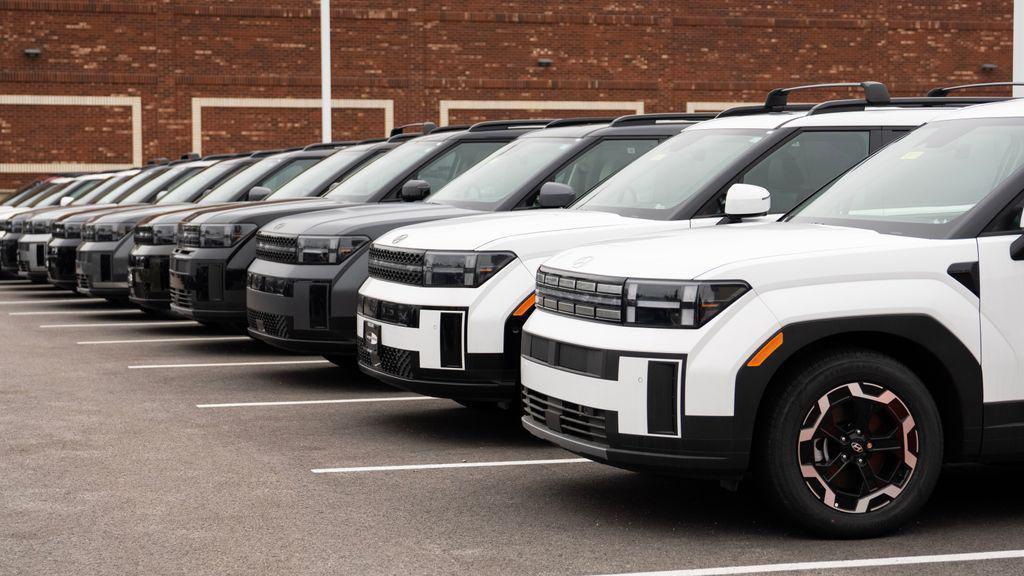 new 2025 Hyundai Palisade car, priced at $46,075