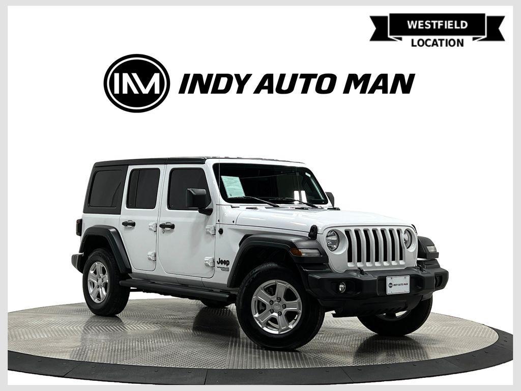 used 2021 Jeep Wrangler Unlimited car, priced at $24,185
