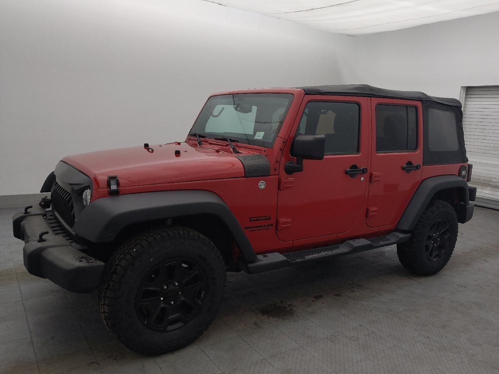 used 2014 Jeep Wrangler Unlimited car, priced at $20,595