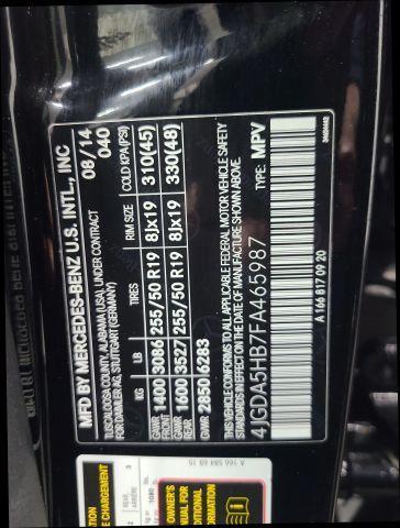 used 2015 Mercedes-Benz M-Class car, priced at $13,777