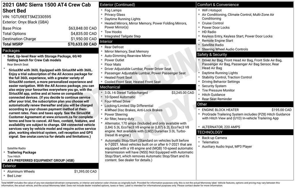used 2021 GMC Sierra 1500 car, priced at $35,566