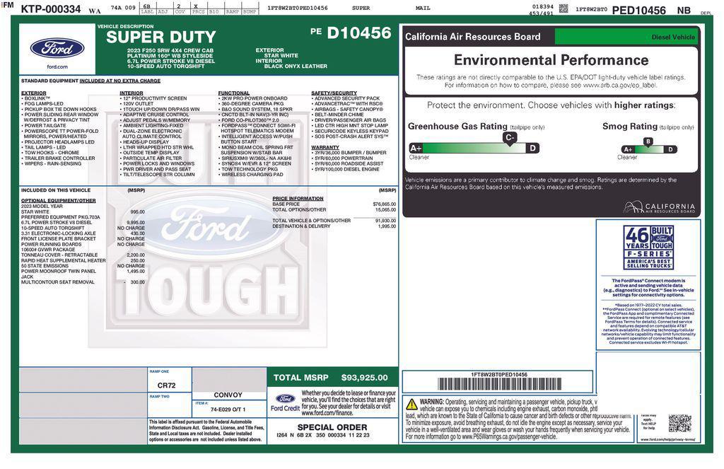used 2023 Ford F-250 car, priced at $62,741