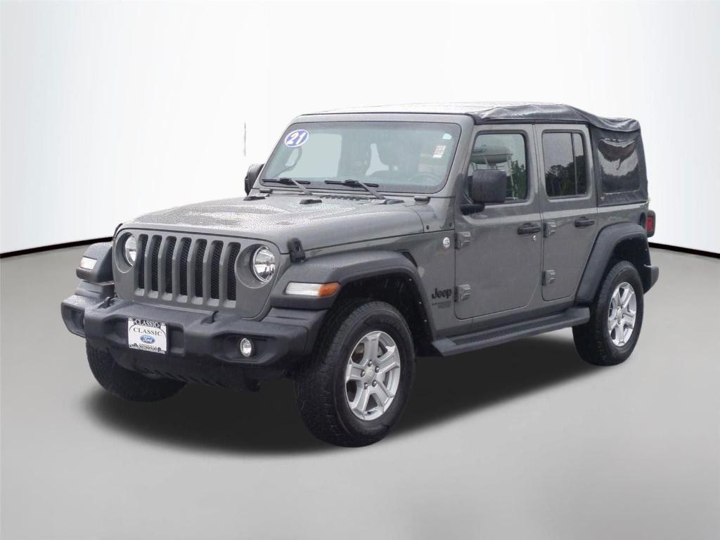 used 2021 Jeep Wrangler Unlimited car, priced at $25,994