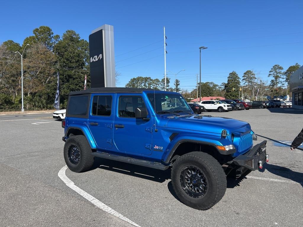 used 2021 Jeep Wrangler Unlimited car, priced at $22,988