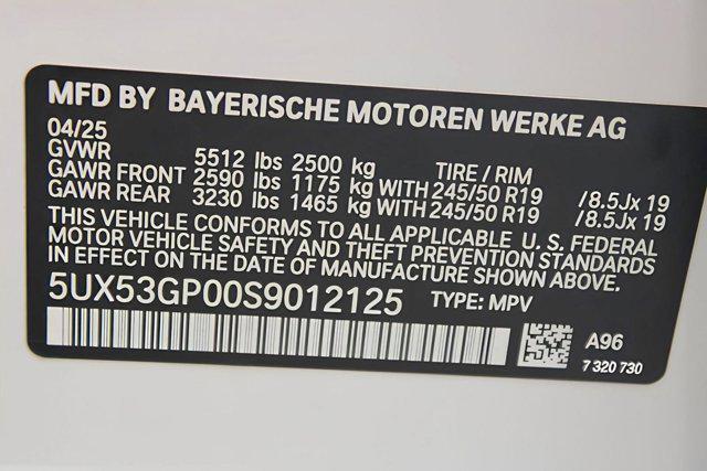 used 2025 BMW X3 car, priced at $53,972