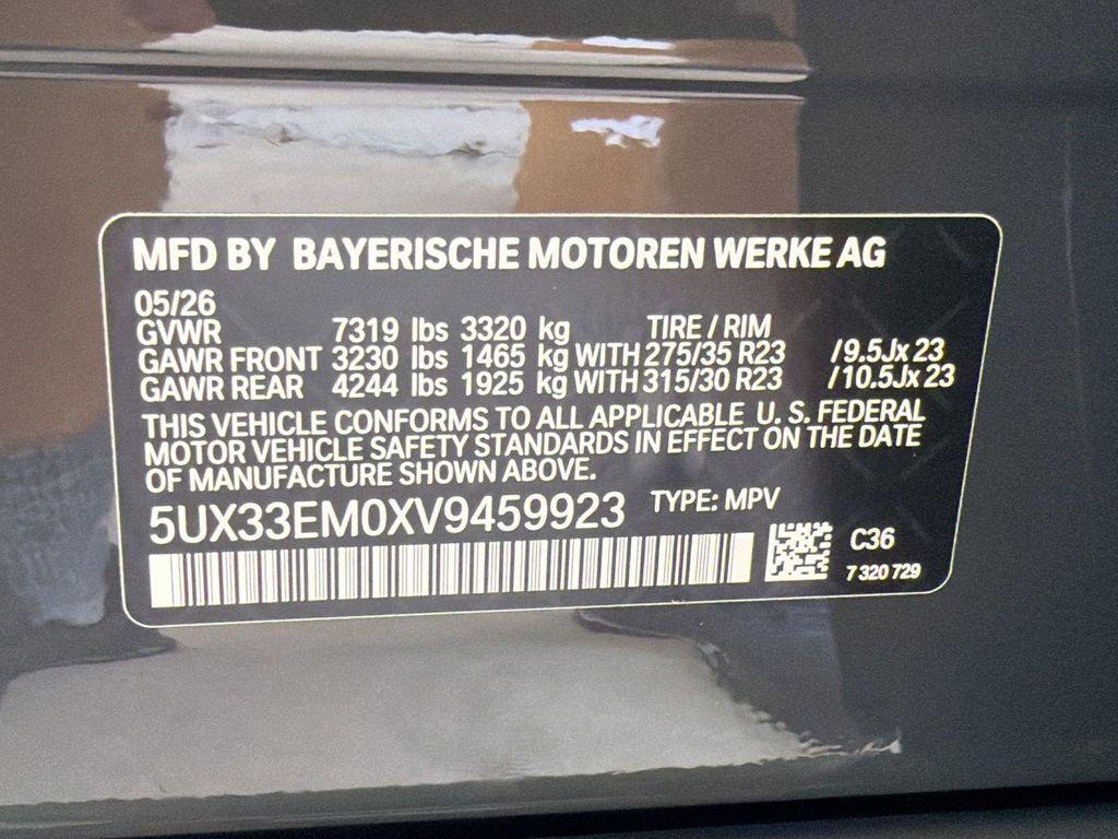 new 2027 BMW X7 car, priced at $129,105