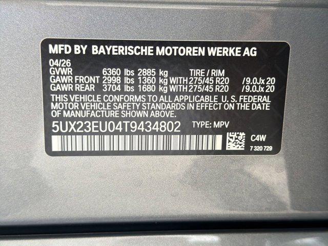 new 2026 BMW X5 car, priced at $86,195