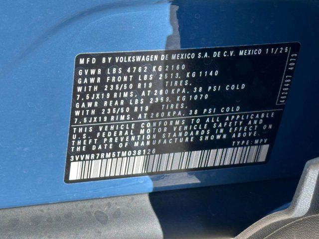 new 2026 Volkswagen Tiguan car, priced at $37,741