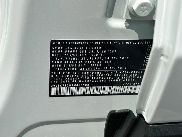 new 2025 Volkswagen Taos car, priced at $24,481