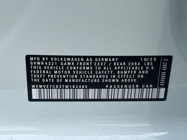 new 2026 Volkswagen Golf GTI car, priced at $45,356