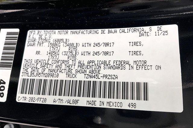 new 2026 Toyota Tacoma car, priced at $40,487