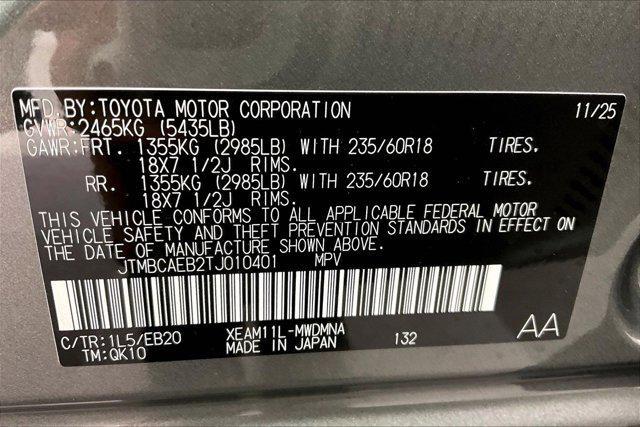 new 2026 Toyota bZ car, priced at $38,591