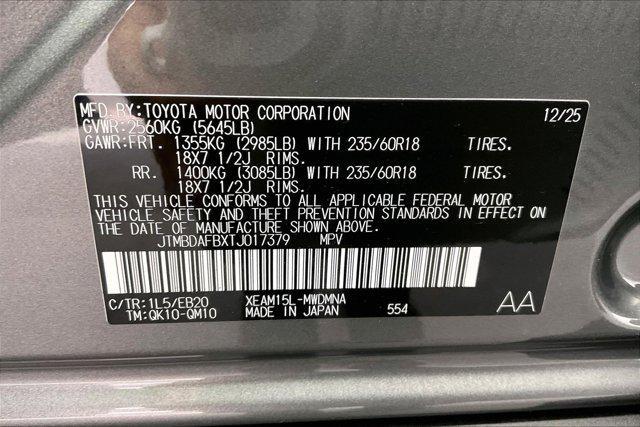 new 2026 Toyota bZ car, priced at $41,935