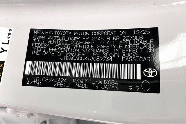 new 2026 Toyota Prius Plug-In Hybrid car, priced at $40,479