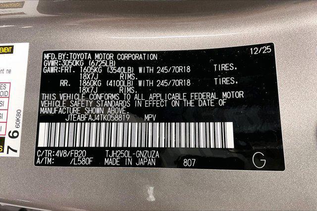 new 2026 Toyota Land Cruiser car, priced at $63,692