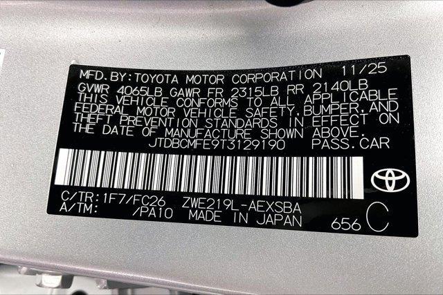 new 2026 Toyota Corolla Hybrid car, priced at $29,663