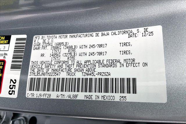 new 2026 Toyota Tacoma car, priced at $41,587